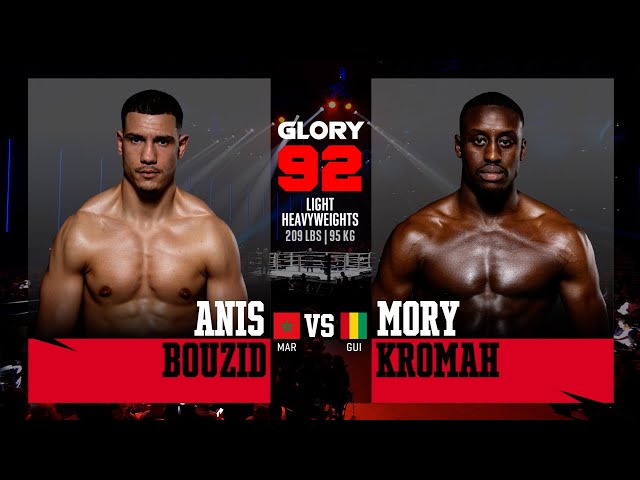 Zerone IPTV Pro EN - Anis Bouzid Vs Mory Kromah   GLORY 92 Rotterdam (2024)