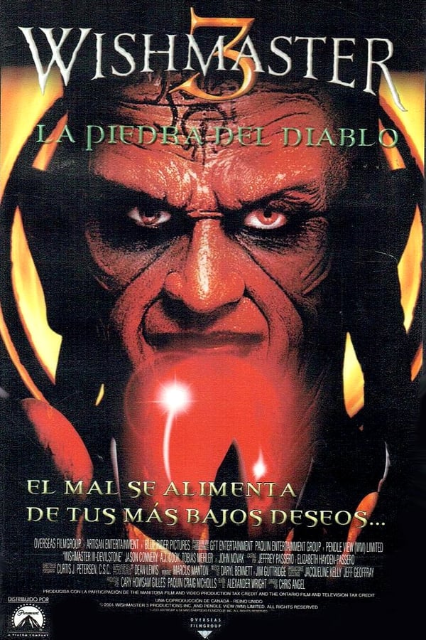 Zerone IPTV Pro LAT - Wishmaster 3 La piedra del diablo (2001)