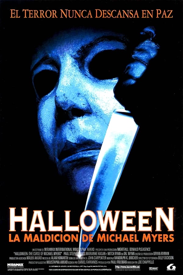 Zerone IPTV Pro ES - Halloween: La maldición de Michael Myers (Halloween 6)  (1995)