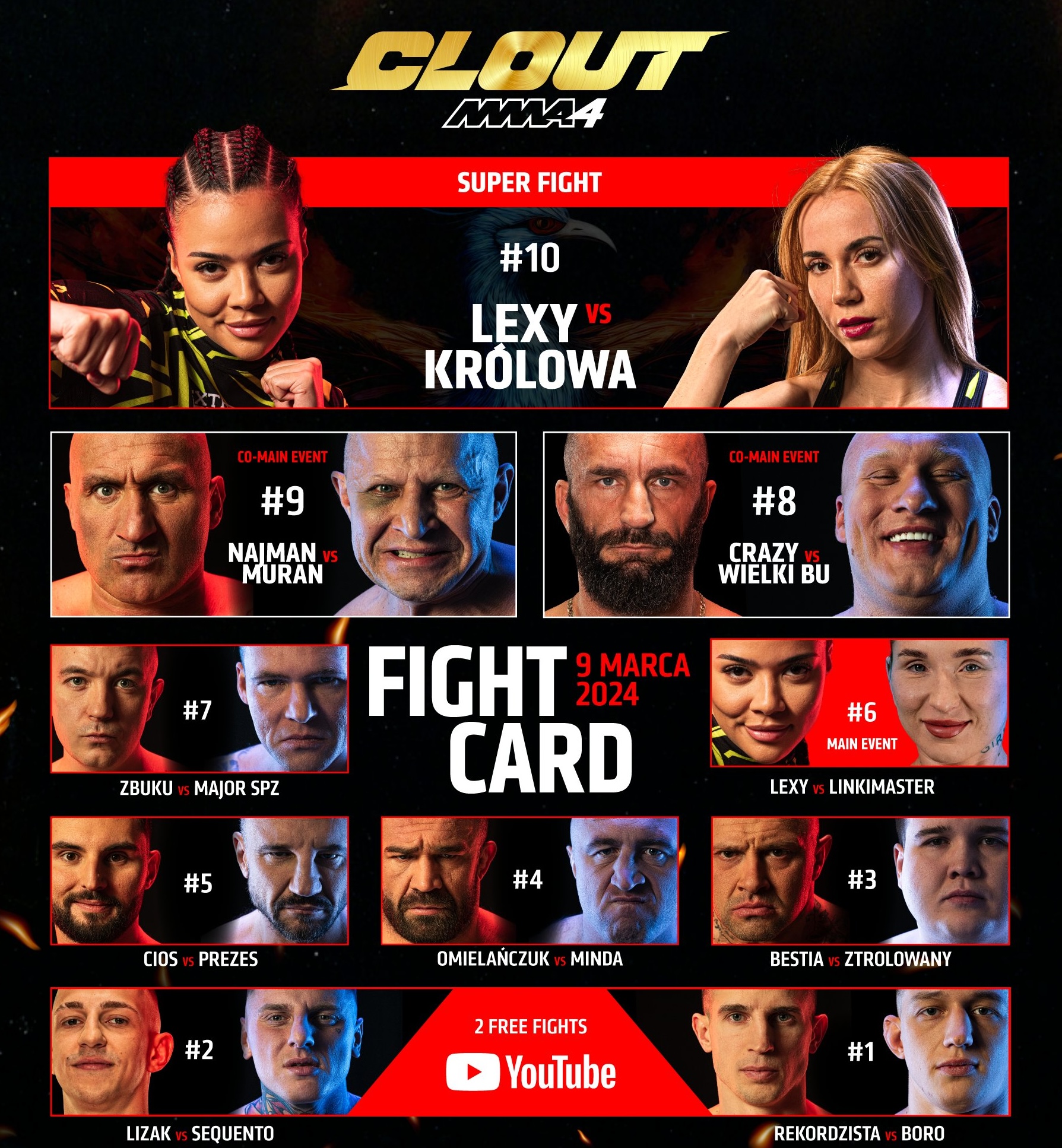 Zerone IPTV Pro PL - CLOUT MMA 4 (09.03.24)